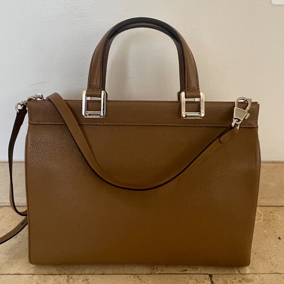 Gucci Horsebit Medium Zuki Interlocking Gg Top Beige Leather Shoulder Bag - Picture 5 of 13